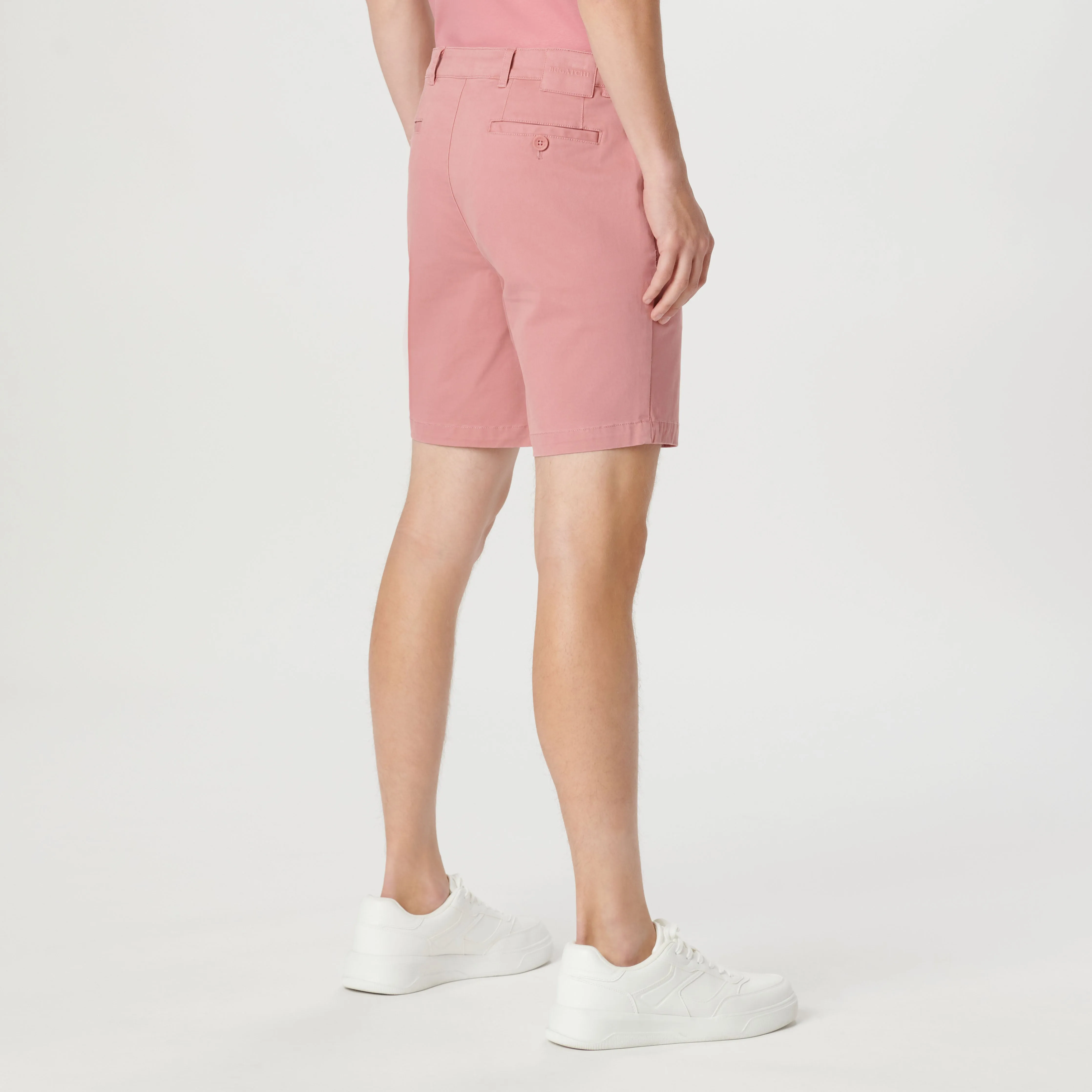 Solid Bermuda Shorts