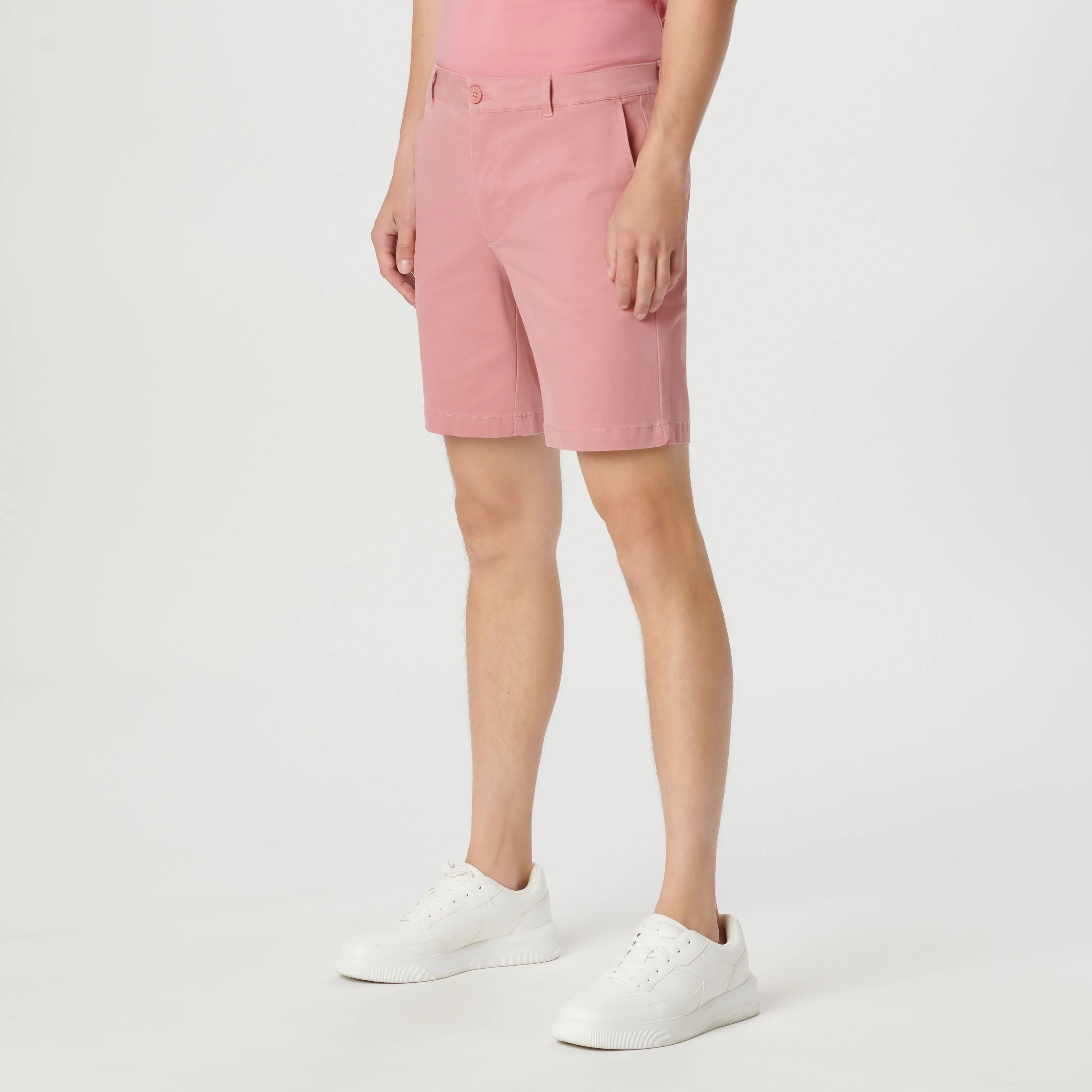 Solid Bermuda Shorts