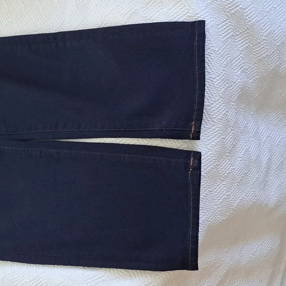 Spanx‎ Womens Classic 5-Pocket High-Rise Skinny Straight Dark Wash Jeans 32