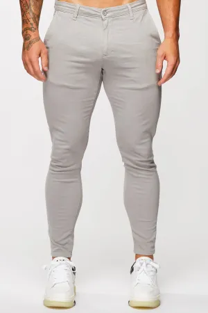 SPRAY-ON STRETCH CHINO - ICE GREY