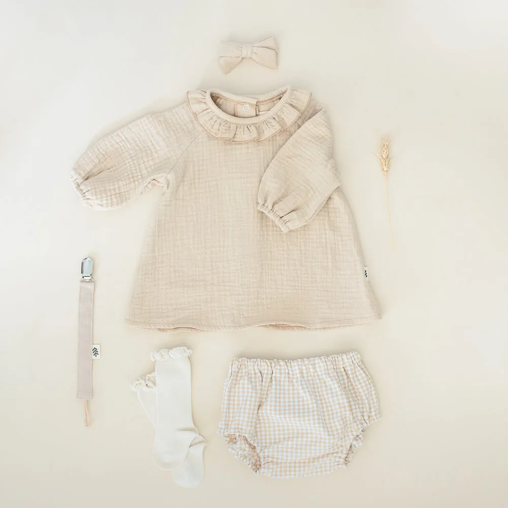 Strawberry blouse - Shortbread