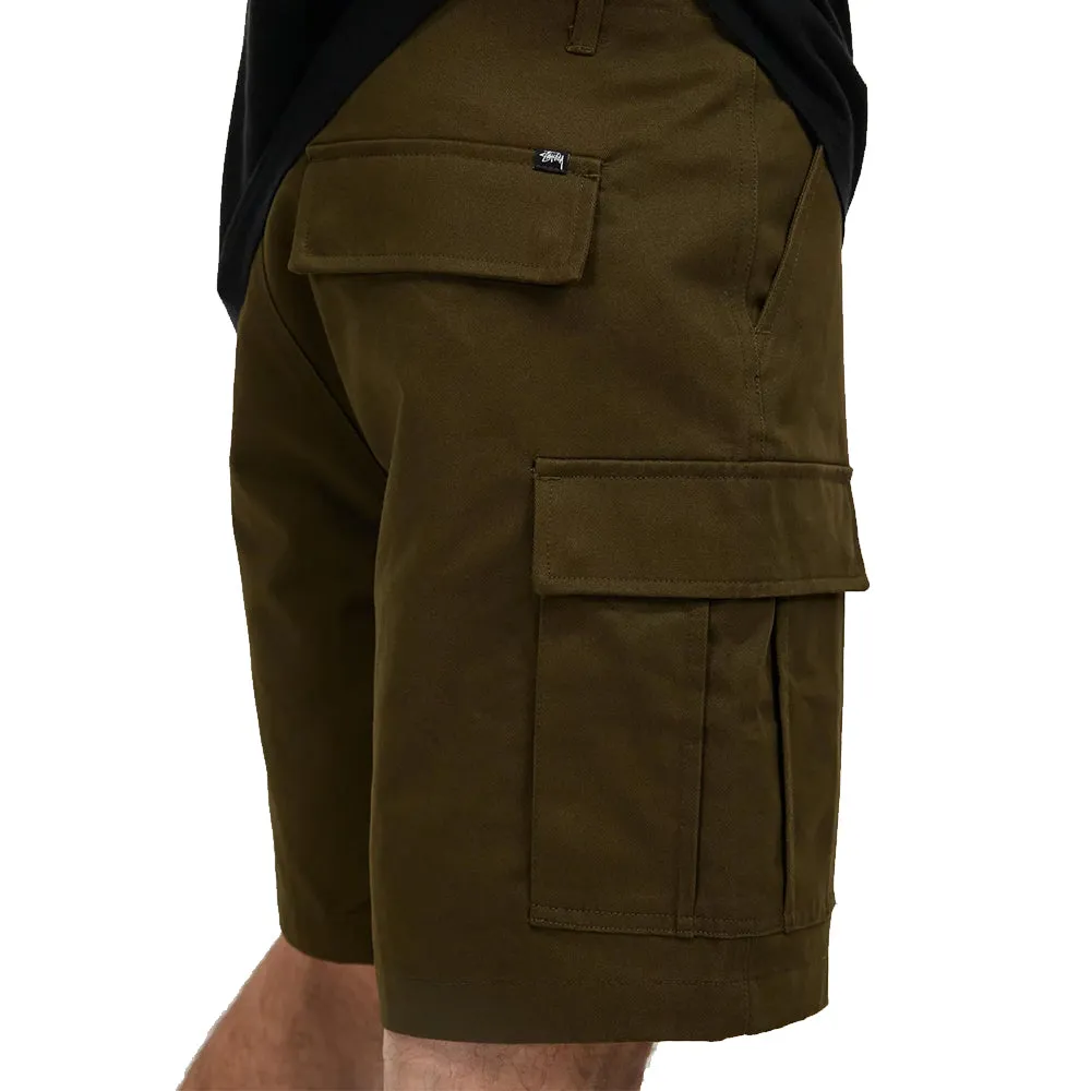 STUSSY SURPLUS CARGO SHORTS MILITARY