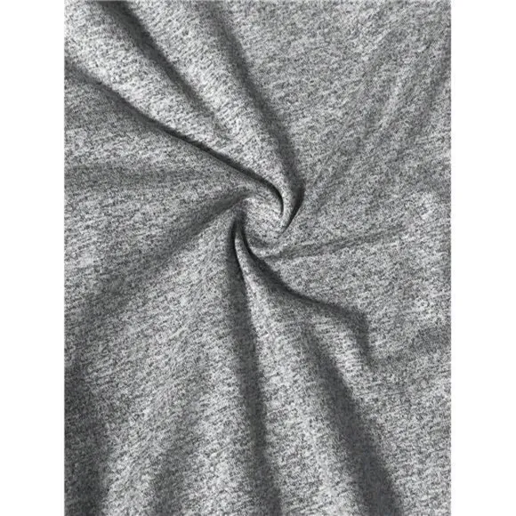 Summer New Casual Street Side Work Pocket Wide Leg Five-Quarter Gray Shorts