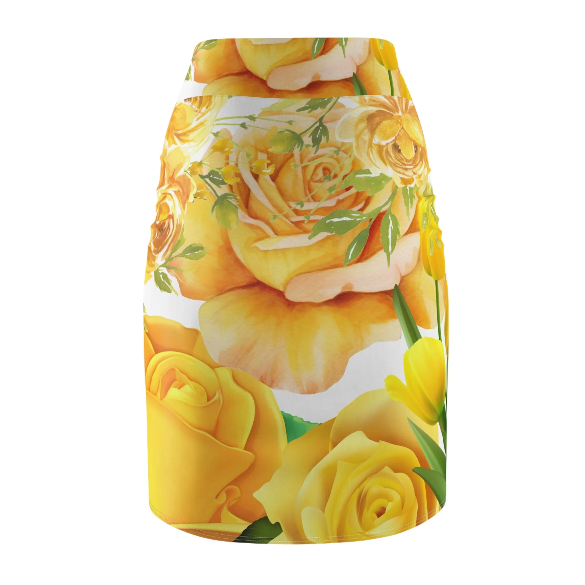 SUPREMEMATHEMATICS SUNNY FLOWER PENCIL SKIRT