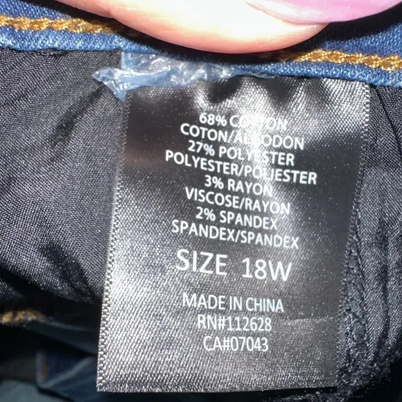 Tahari Chloe Fit Solution Plus Size Skinny Jeans