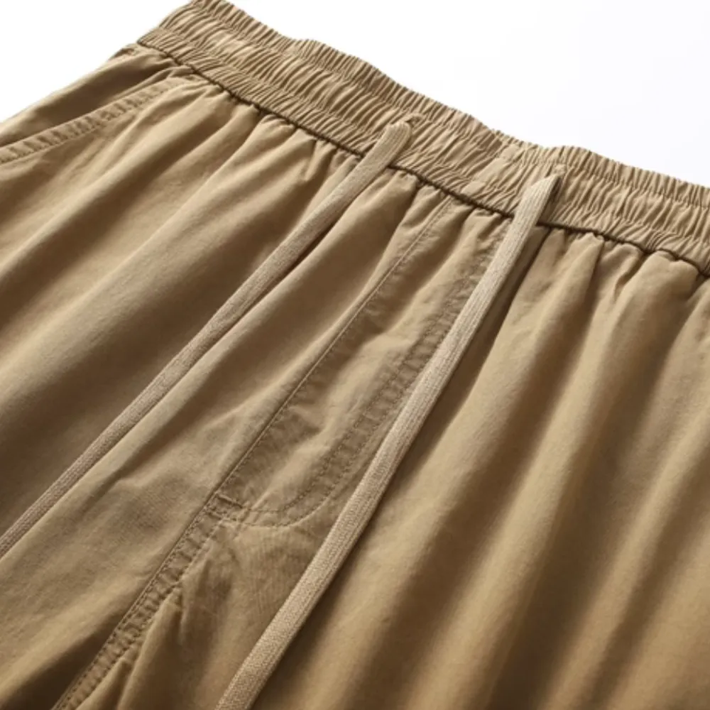 Technical Solid Color Cargo Shorts