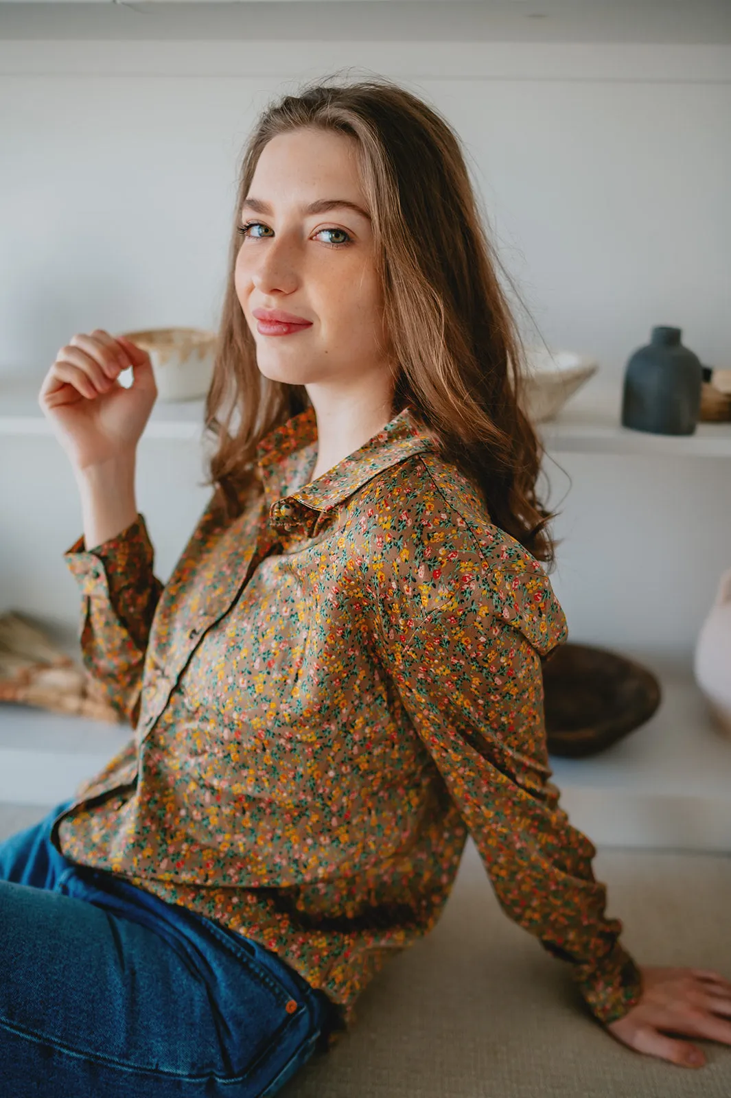 The Antoinette Floral Blouse