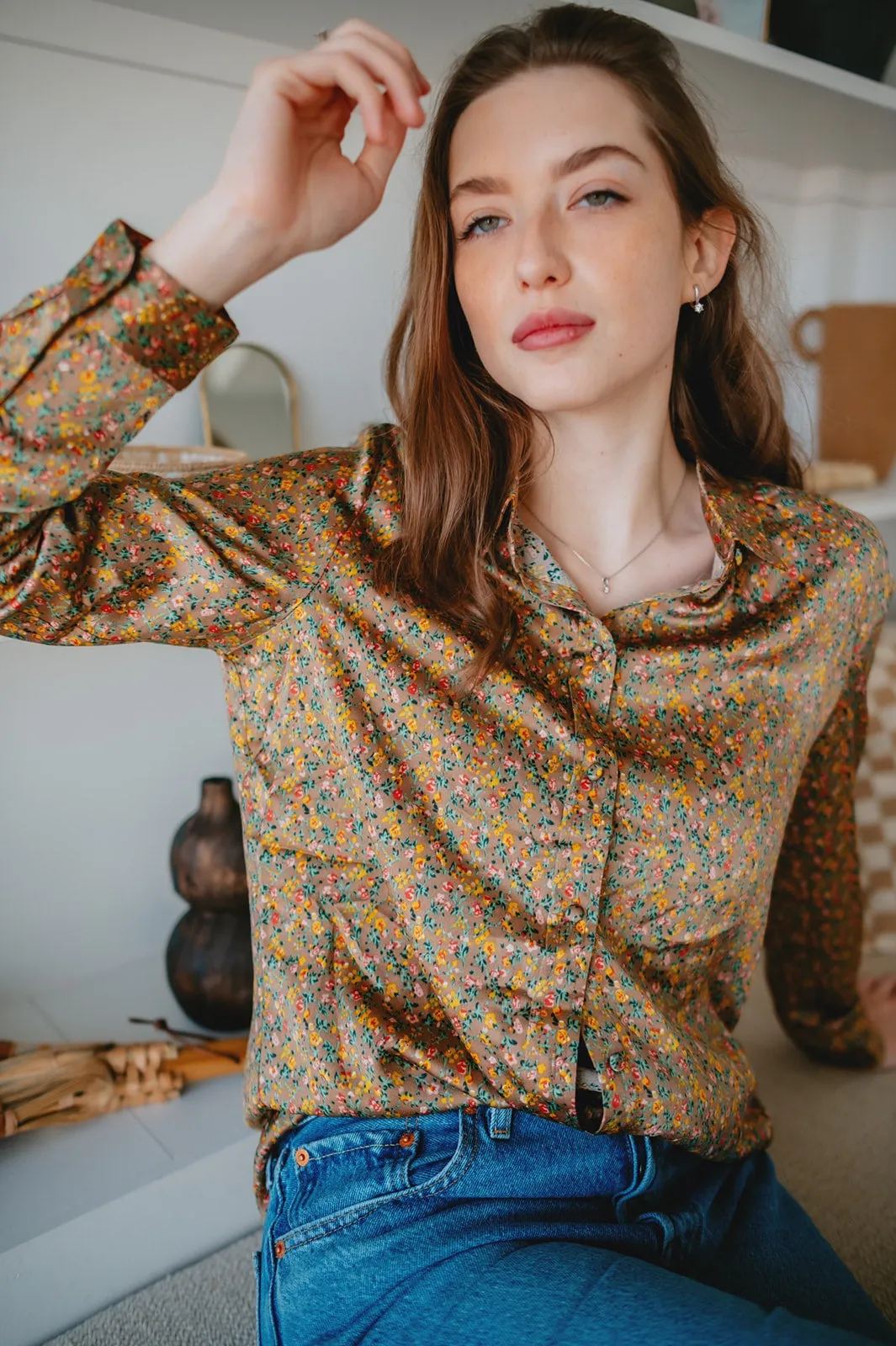 The Antoinette Floral Blouse