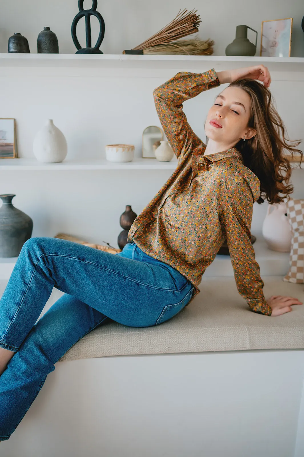 The Antoinette Floral Blouse