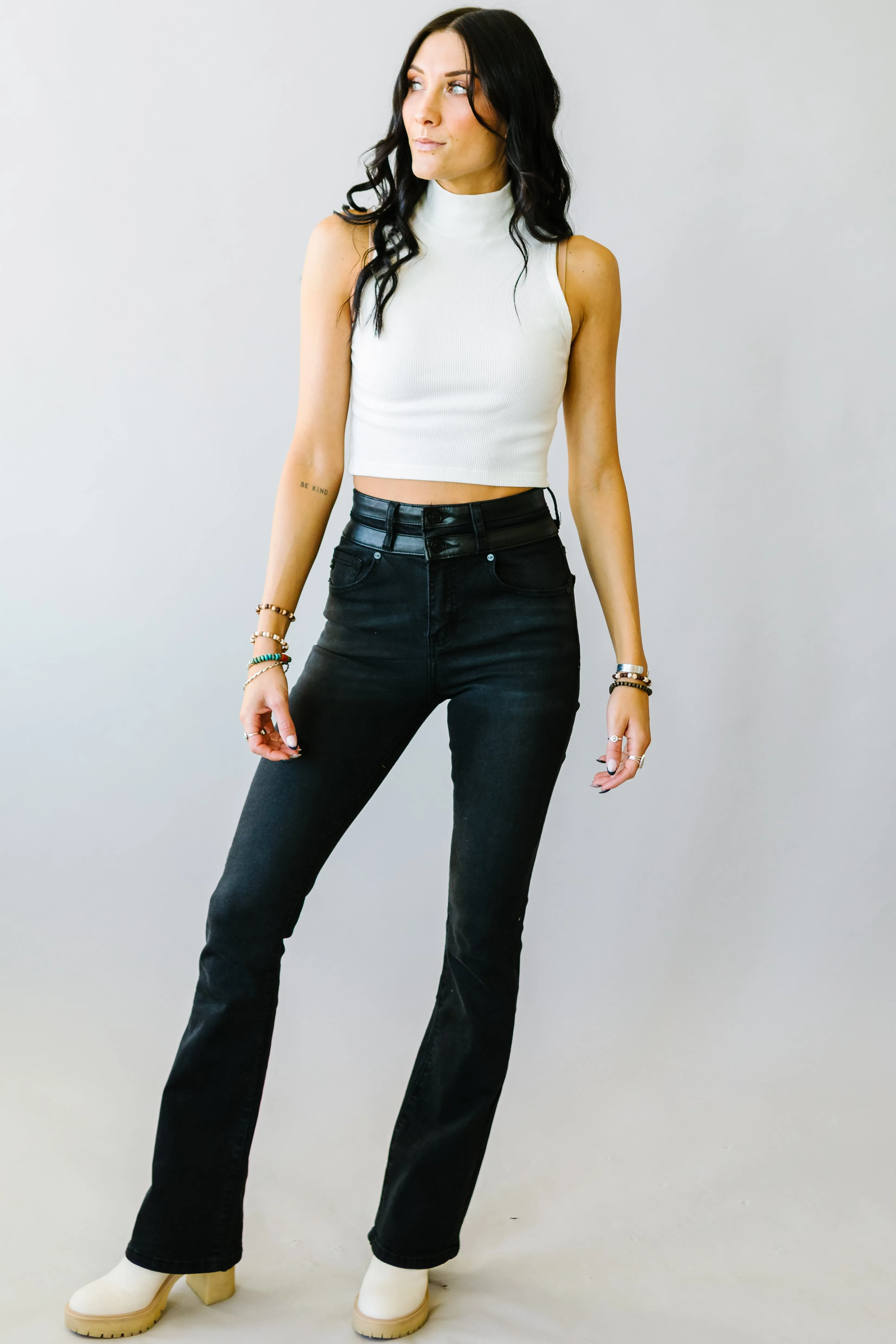 The Jemma High Rise Bootcut Jeans by Kancan