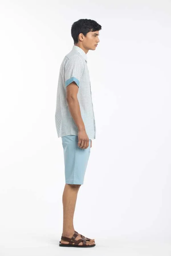 Three  I  Bermuda Shorts Poplin