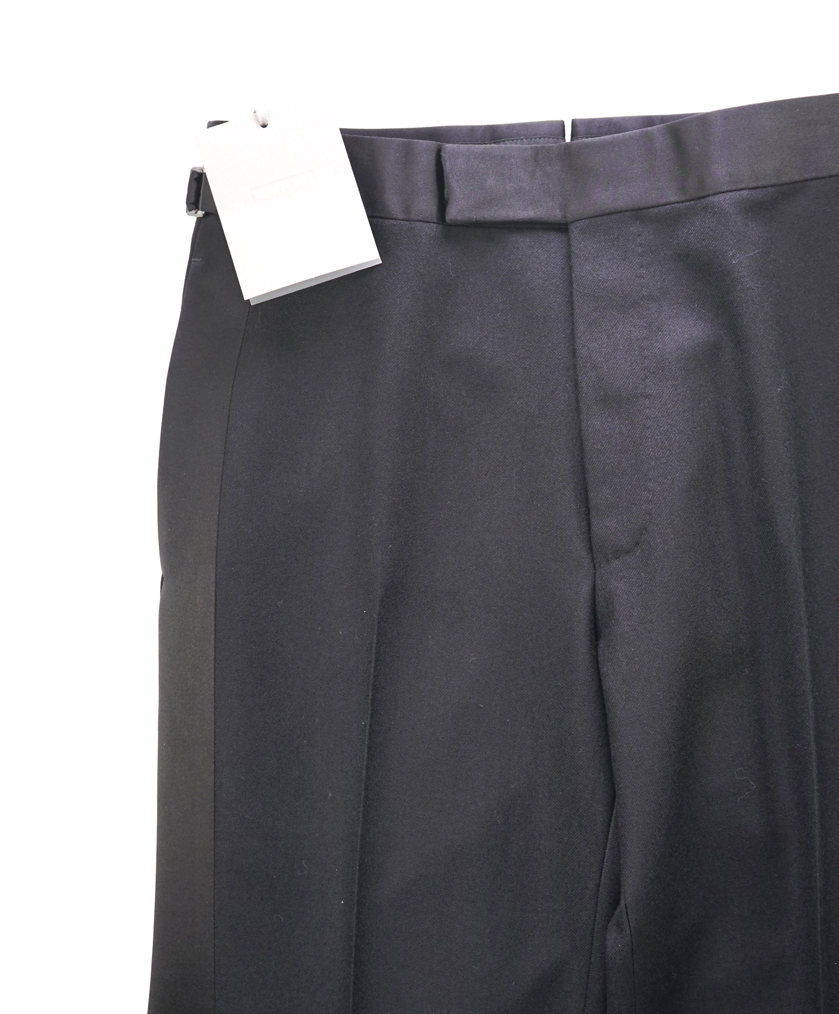 TOM FORD - PREMIUM Black Tuxedo Dinner Wool Dress Pants - 30W (46EU)