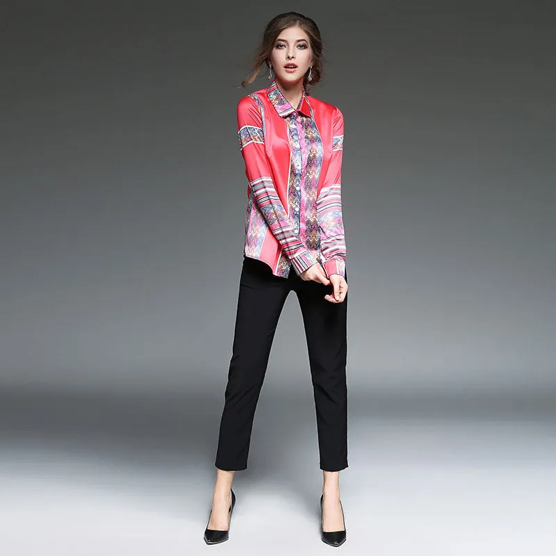 Tomboy Long Sleeve Shirt Tops for Women Clothing