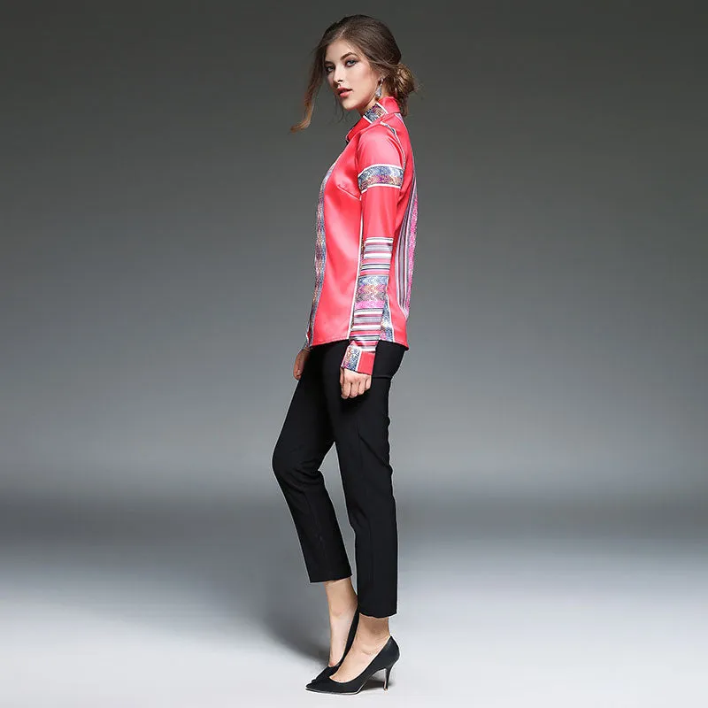 Tomboy Long Sleeve Shirt Tops for Women Clothing