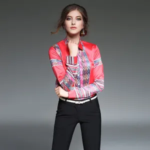 Tomboy Long Sleeve Shirt Tops for Women Clothing