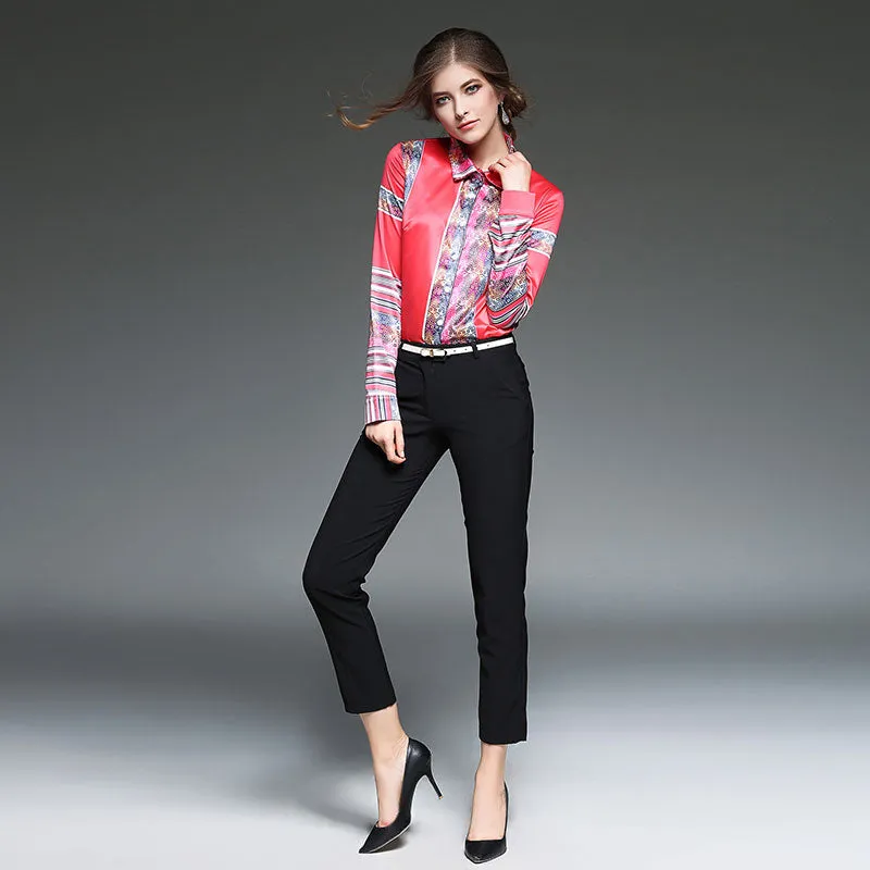 Tomboy Long Sleeve Shirt Tops for Women Clothing