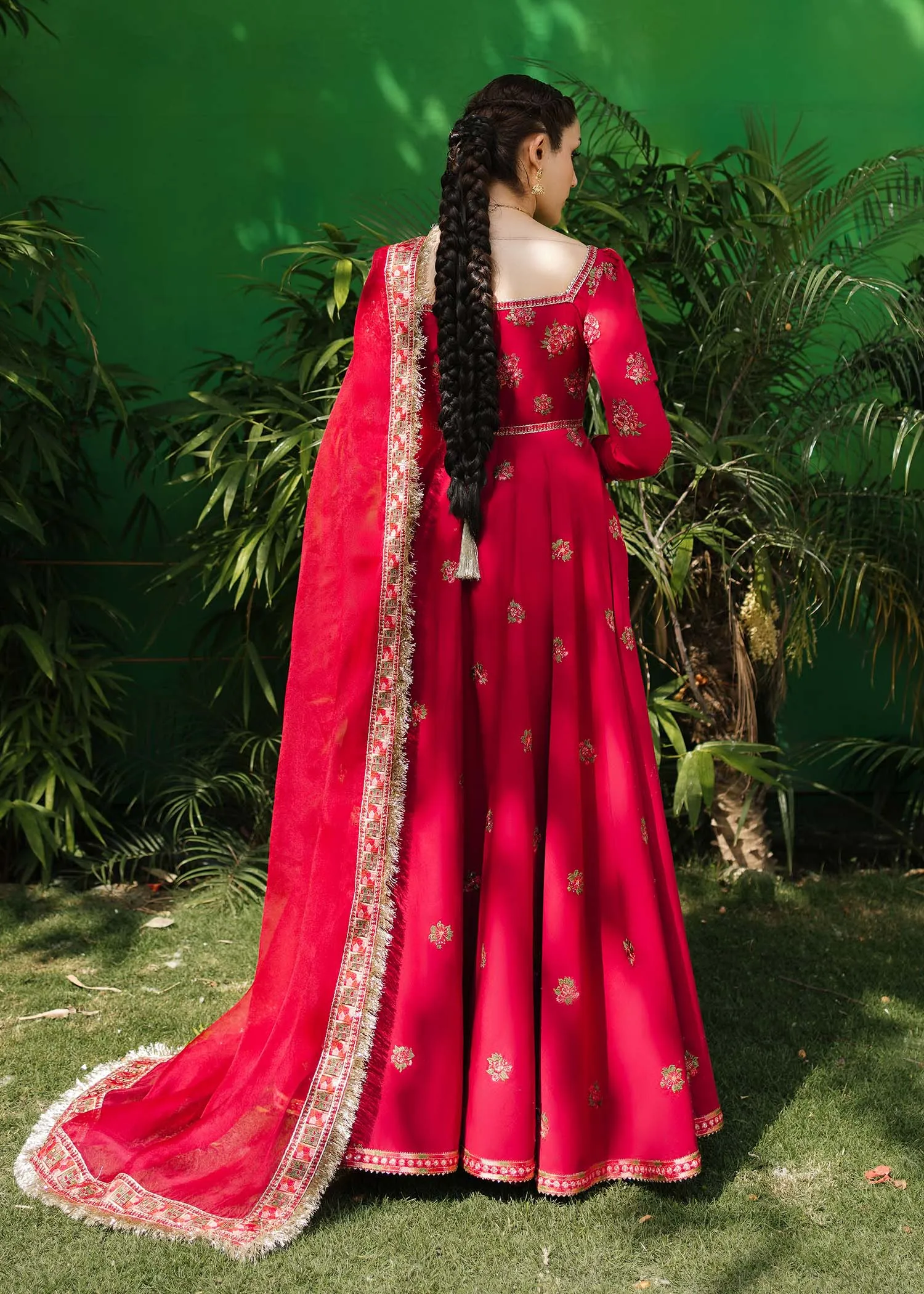 Traditional Pishwas Frock Royal Pakistani Wedding Dress