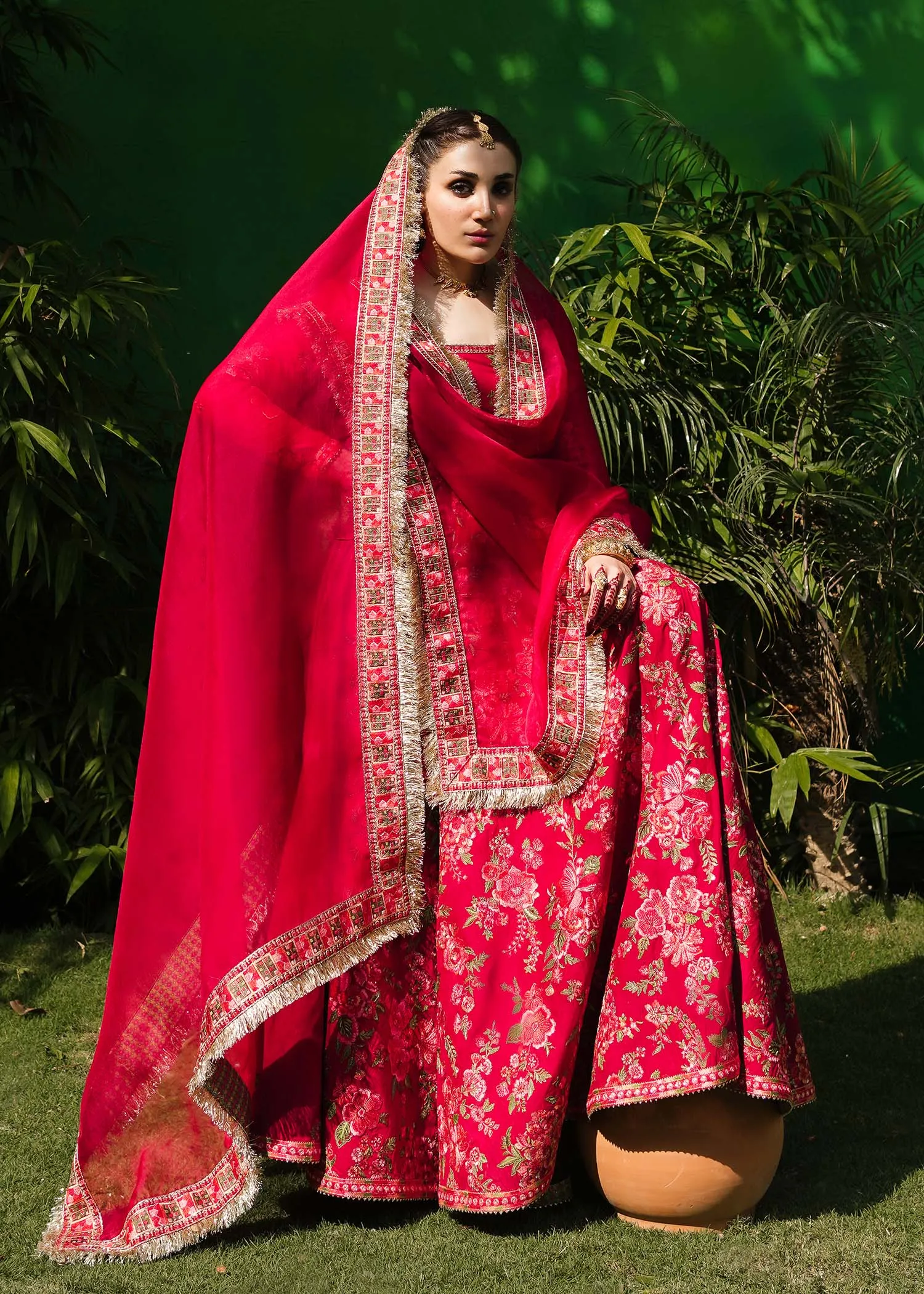 Traditional Pishwas Frock Royal Pakistani Wedding Dress