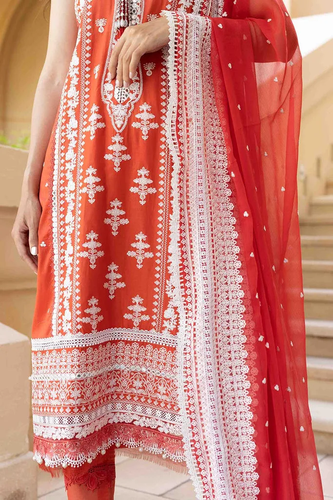 Traditional Red Salwar Kameez for Pakistani Eid Dress