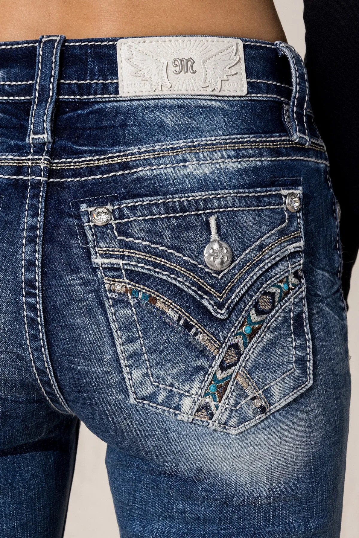 Tribal Road Bootcut Jeans