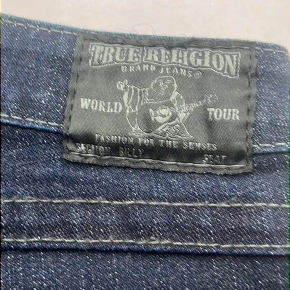 True Religion Billy Seat Boot Cut Mid Rise Jeans Size 28