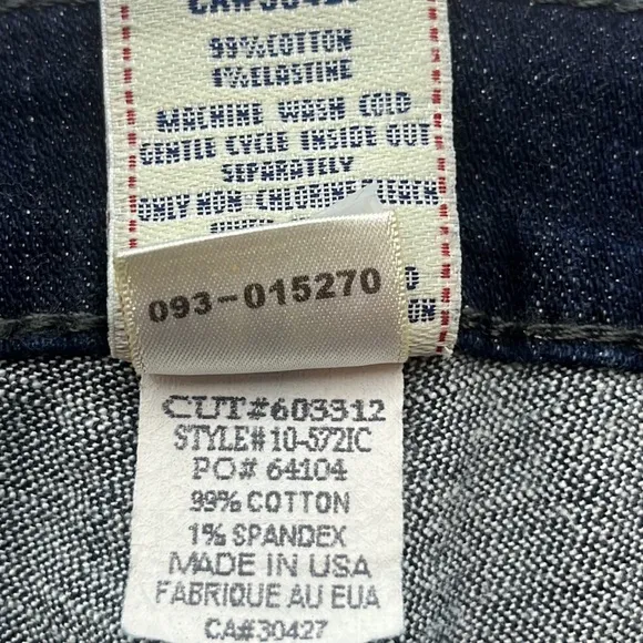 True Religion Billy Seat Boot Cut Mid Rise Jeans Size 28