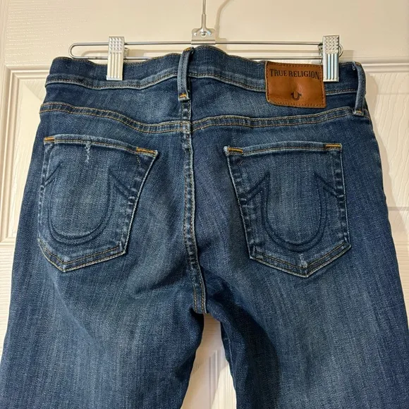 True Religion Halle Mid Rise Super skinny Jeans, size 27