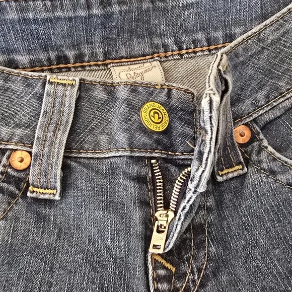 TRUE RELIGION JOEY Mid-rise Bootcut Flare Denim Blue Jeans Size 26