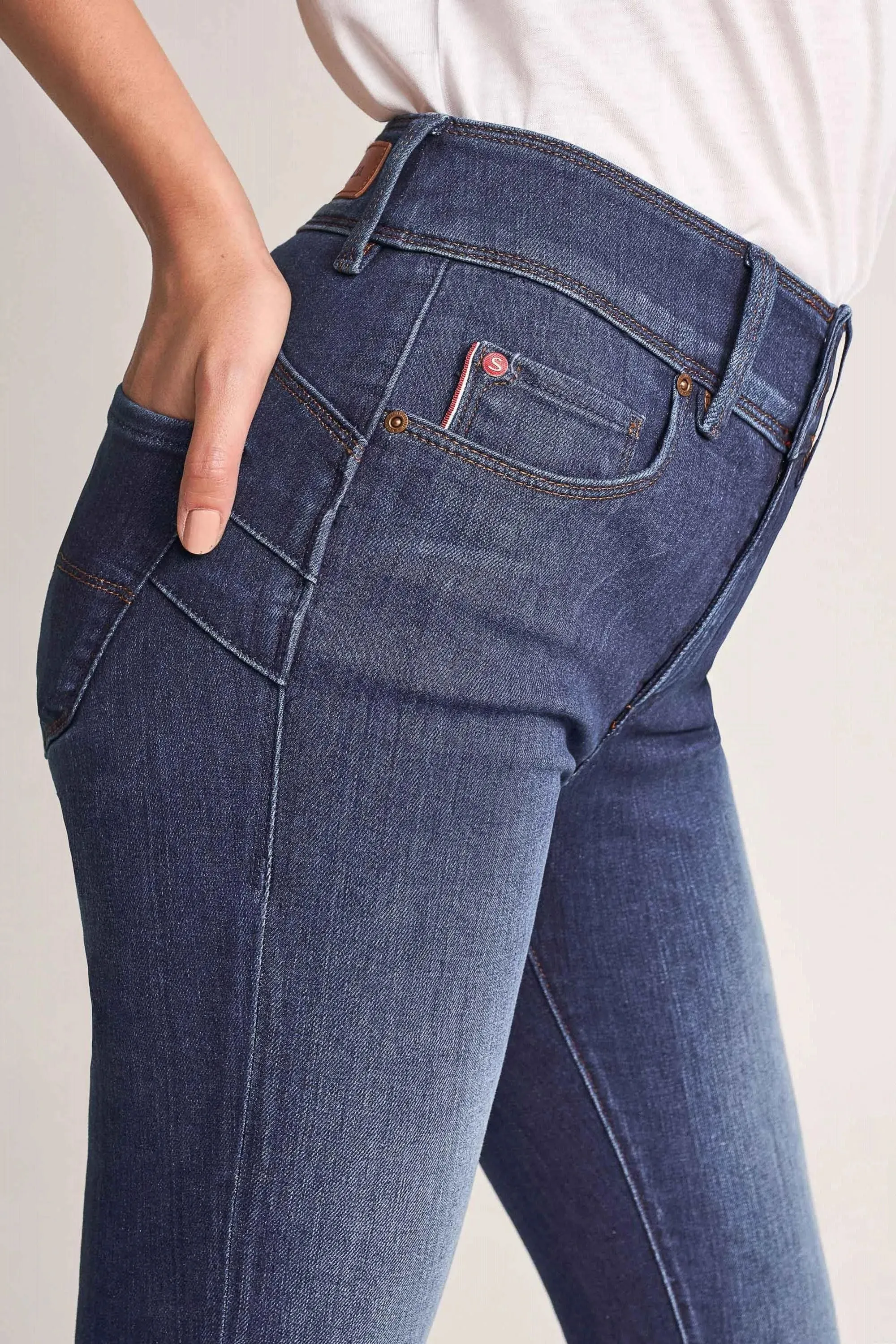 Vaqueros Push In Secret Skinny Oscuros