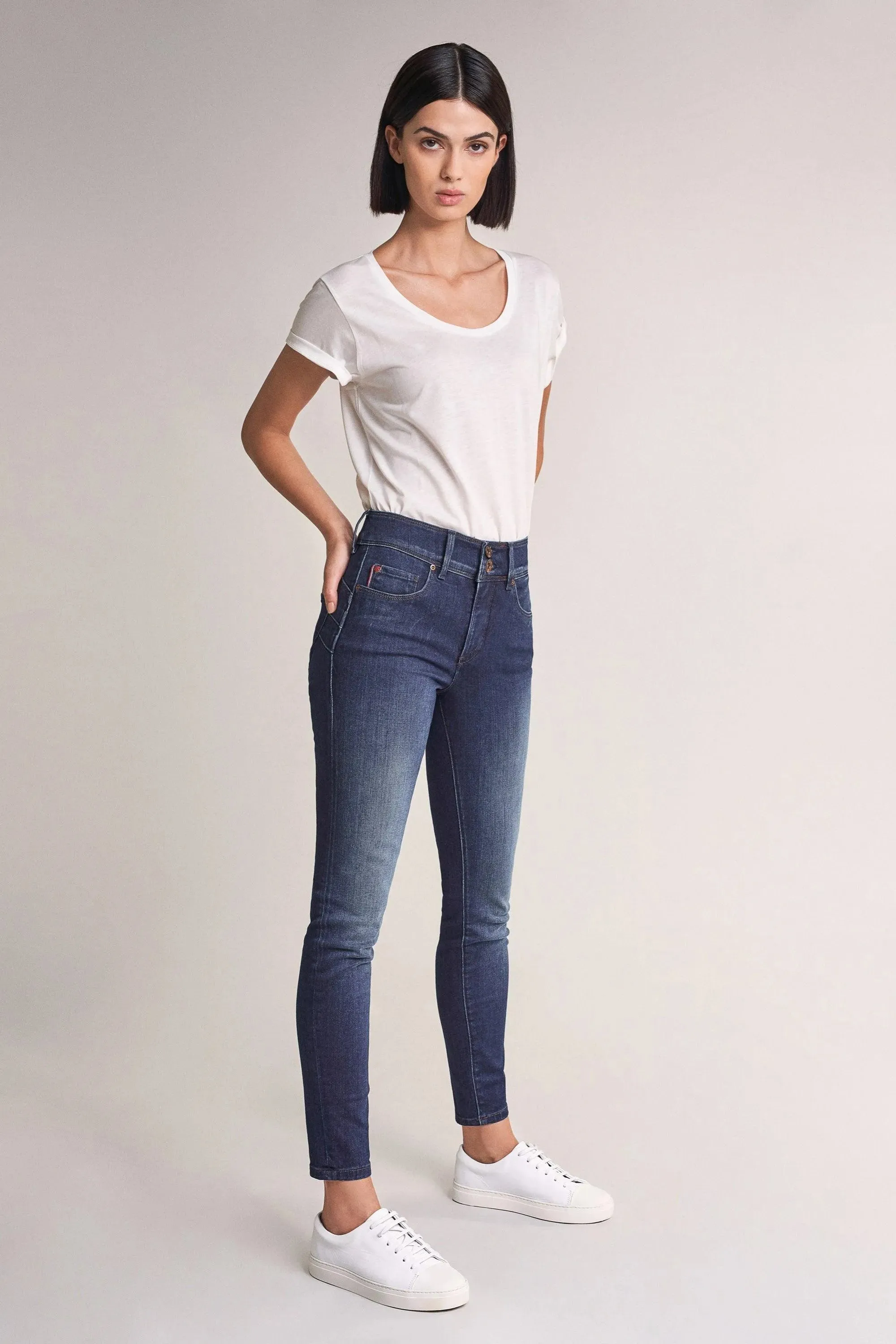 Vaqueros Push In Secret Skinny Oscuros