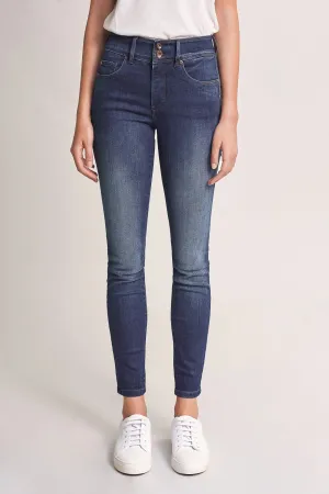 Vaqueros Push In Secret Skinny Oscuros