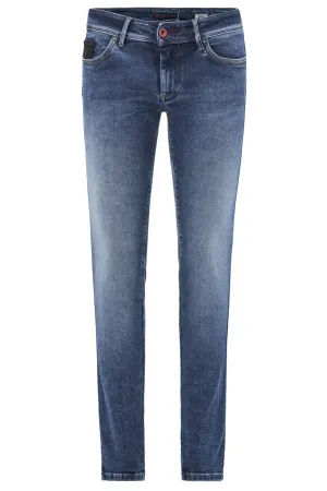 Vaqueros Push Up Wonder skinny con detalle