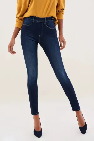 VAQUEROS SECRET GLAMOUR PUSH IN JEGGING EN DENIM