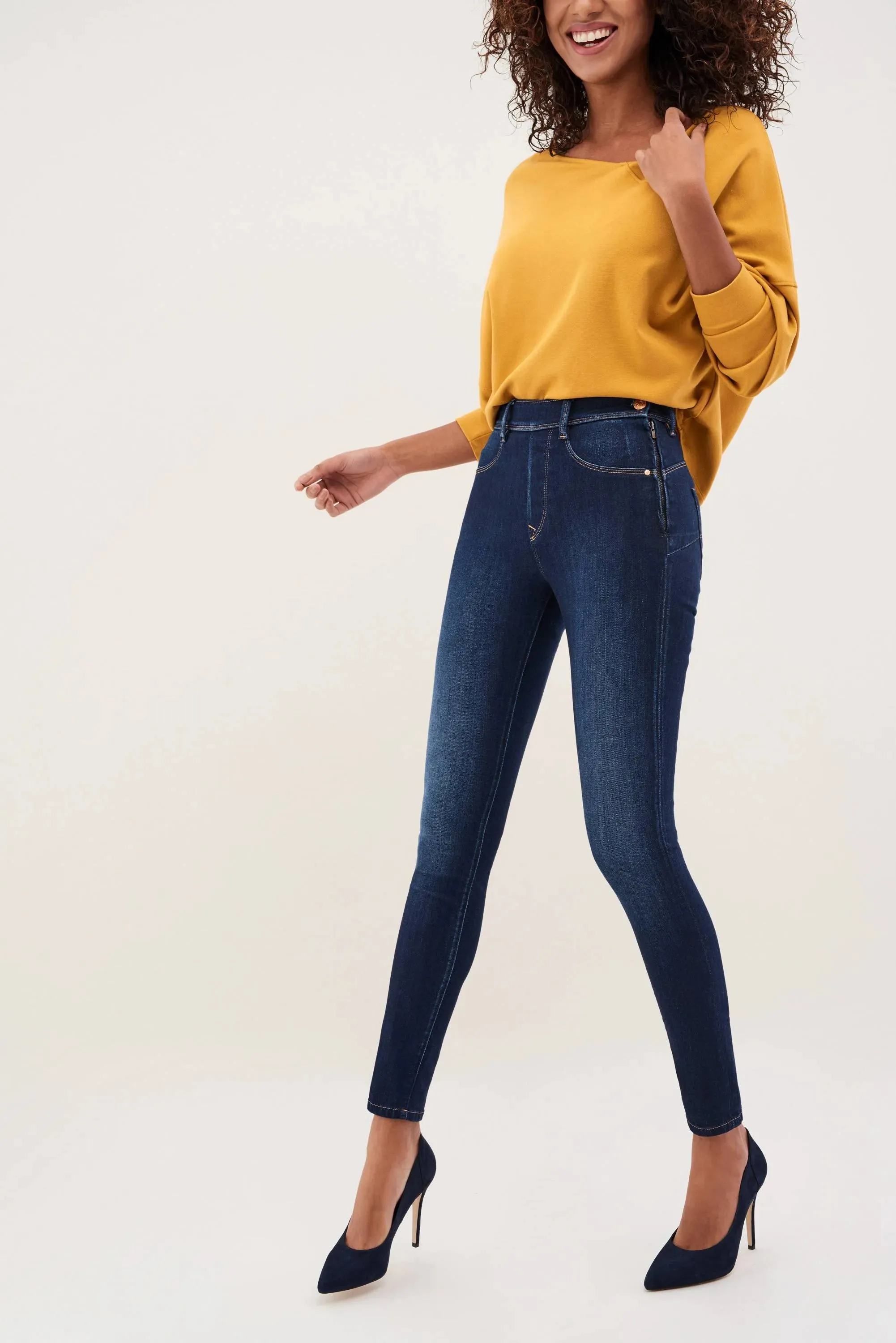 VAQUEROS SECRET GLAMOUR PUSH IN JEGGING EN DENIM