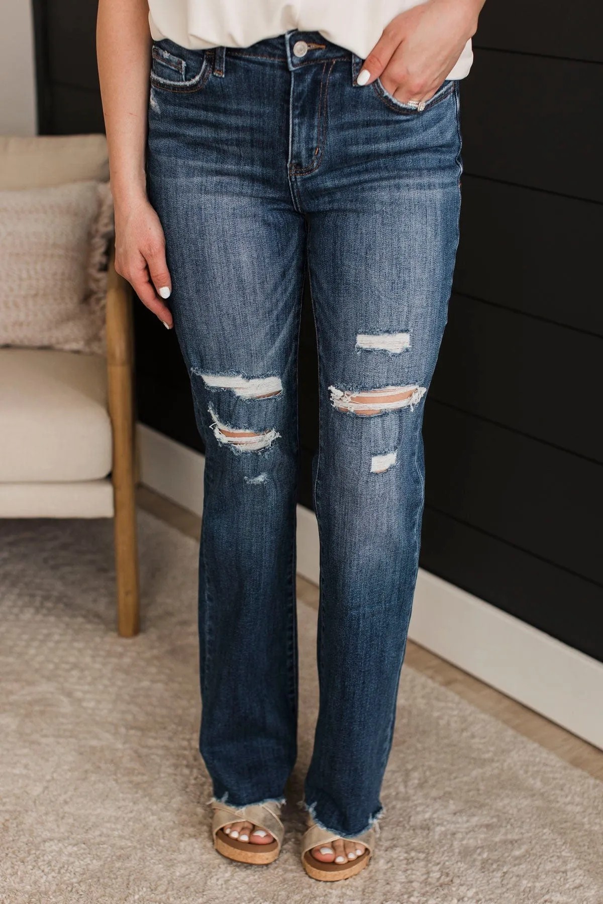 Vervet Bootcut Jeans- Kendra Wash