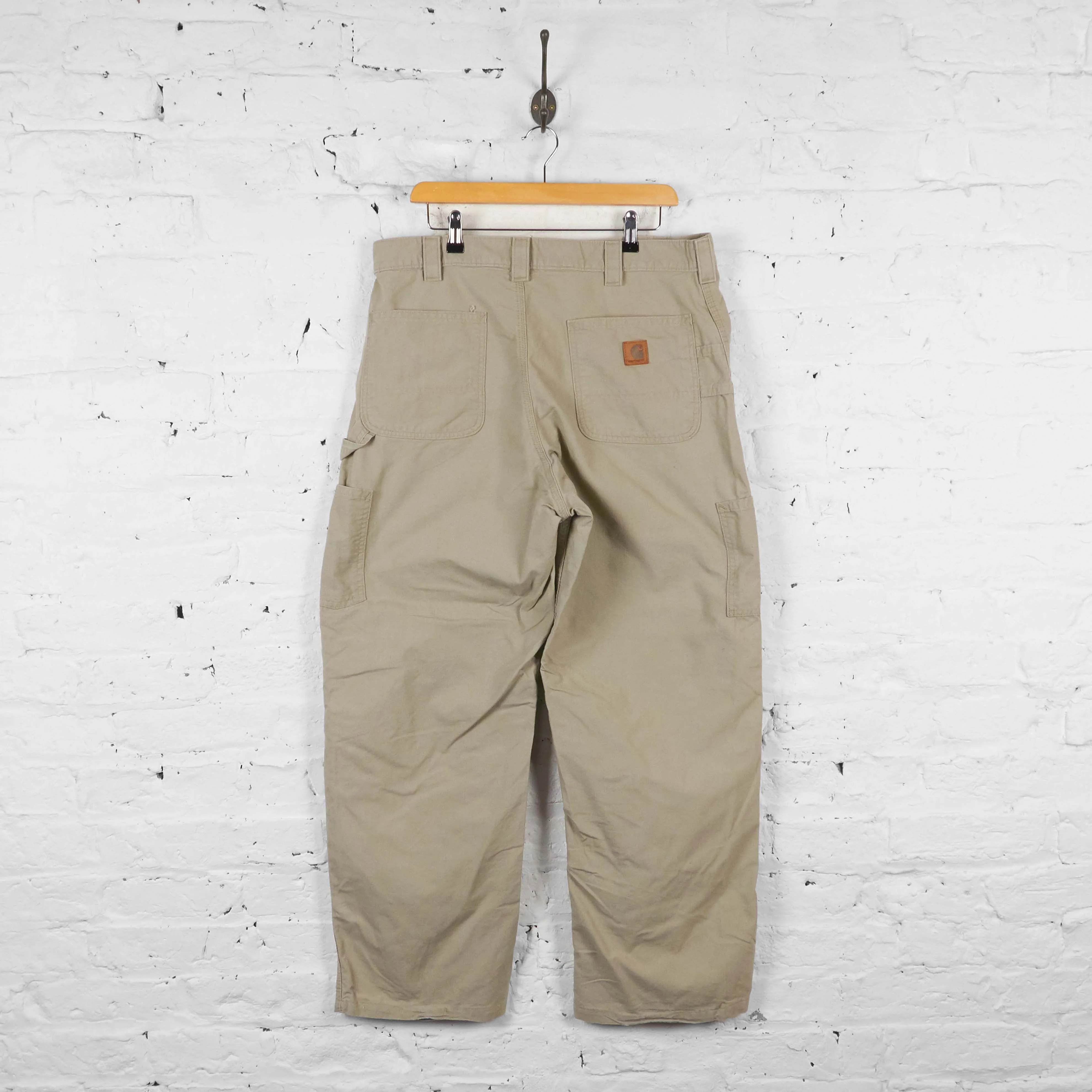 Vintage Carhartt Cargo Chino Trousers - Beige - L