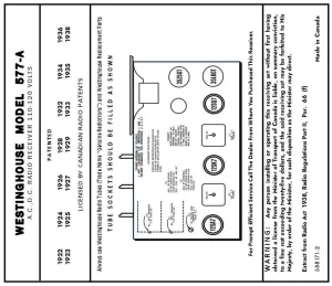 WESTINGHOUSE-577-A