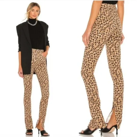 WeWoreWhat Stiletto Slit Skinny Jeans
