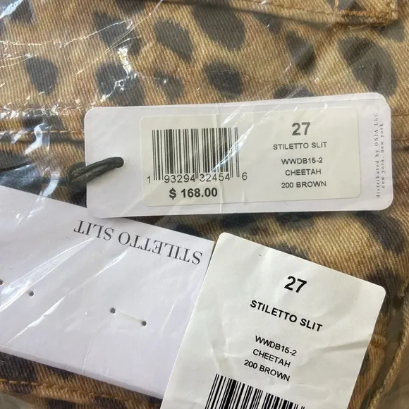 WeWoreWhat Stiletto Slit Skinny Jeans