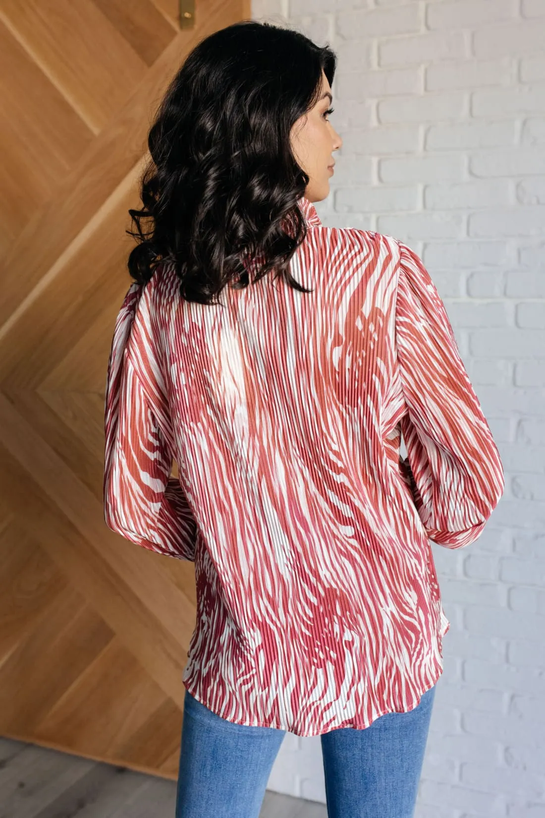 Wild Journey Animal Print Blouse - Limited Quantities