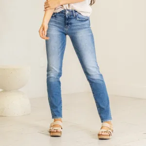 Wishing For You Mid Rise Ankle Tapered Fit