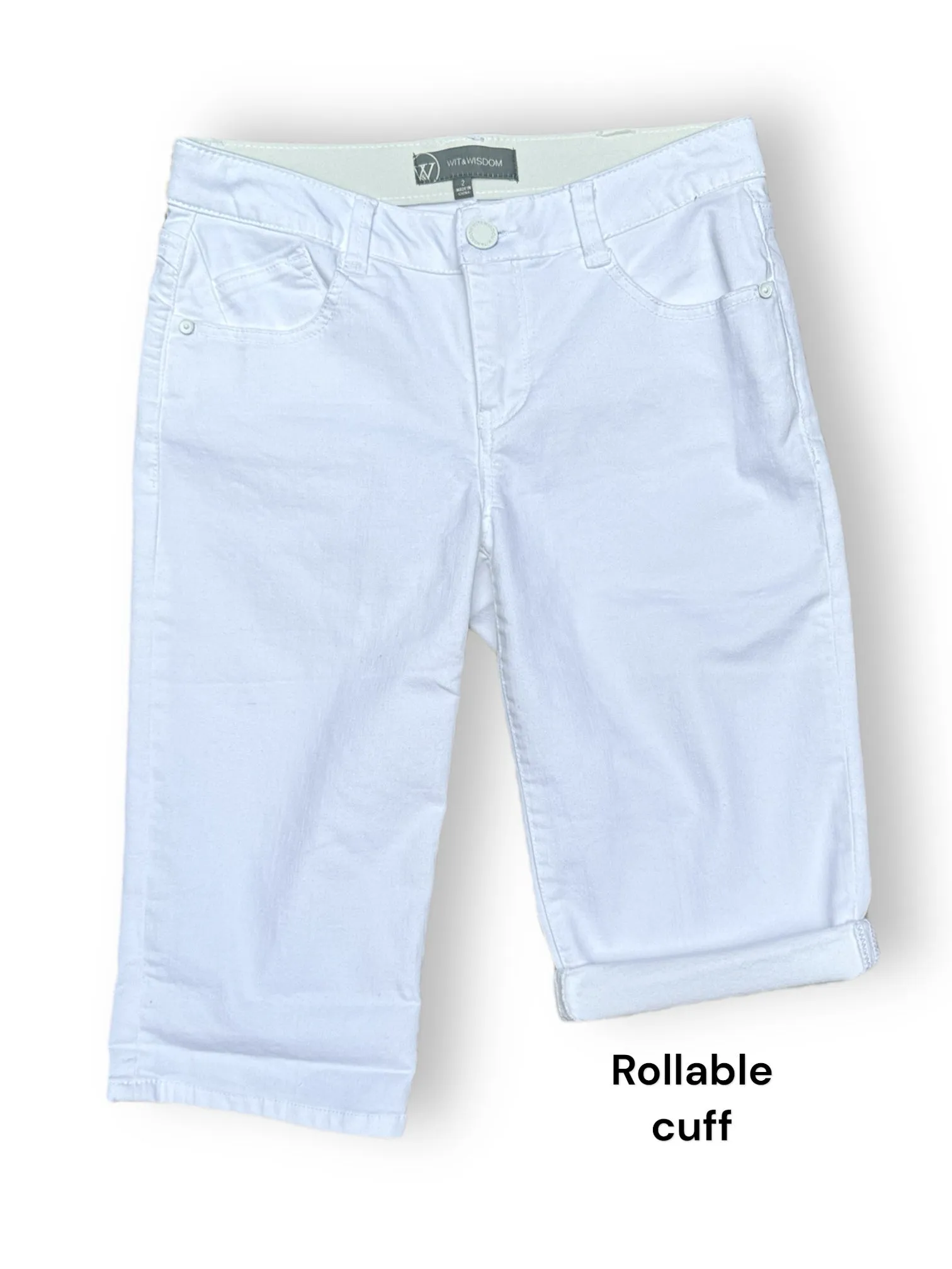 Wit & Wisdom Size 2 White Shorts