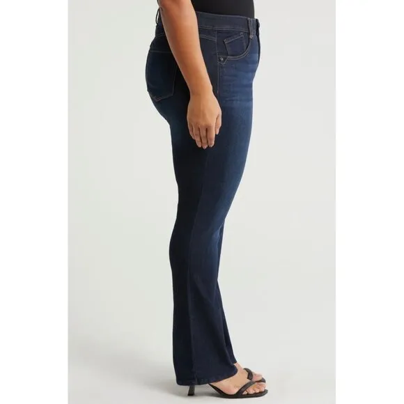 Wit and Wisdom Womens Brittany High Rise Itty Bitty Bootcut Jeans size 16