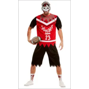 Zombie Footballer Men's Costume